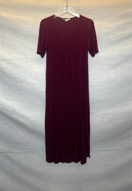 Boden Dress 2 Maxi Aline Long Stretch Short Sleeve Vneck